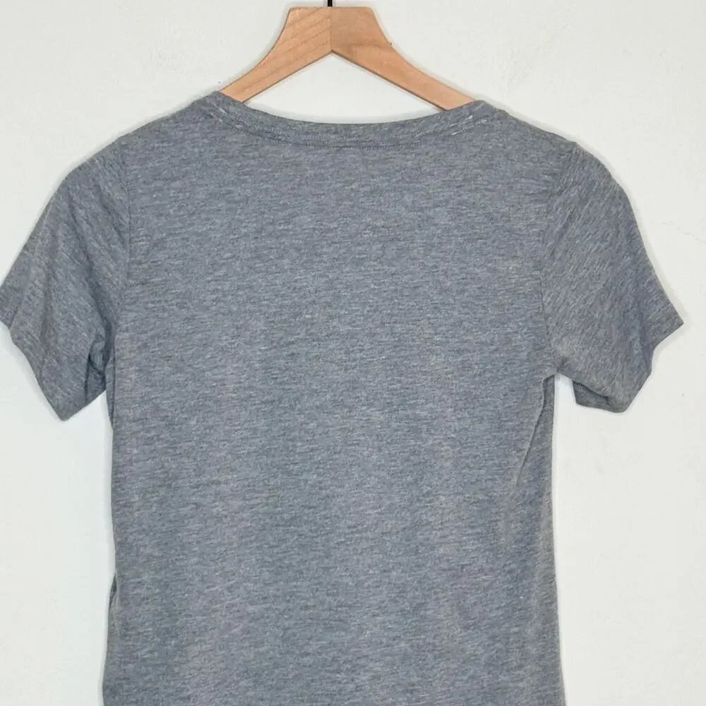 Nike Oregon Ducks‎ UO Logo T Shirt Womens XS Gray Dri Fit NCAA College Tee